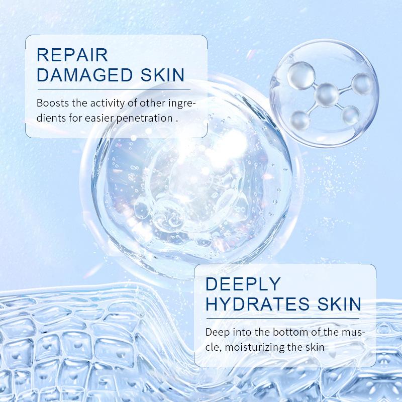 7pcs/Kit SADOER Ampoule Vitamin C 24K Gold Hyaluronic Acid Serum for Face Moisturizing Brightening Hydrating Facial Essence