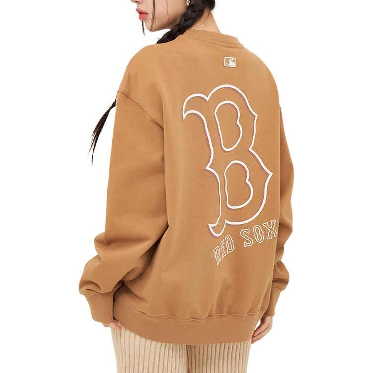 MLB Boston Red Sox Sweatshirt Unisex Dark Beige 3AMTB9744-43BGD