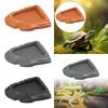 Reptile Bathing Pool Terrarium Bowl Realistic Decor Corner Tortoise Water Food Bowl for Semi Aquatic Turtle Snake Chameleon