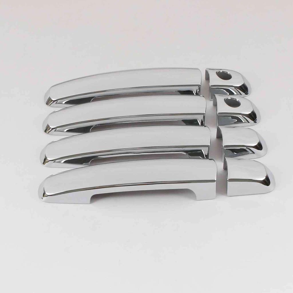 Car Decoration Door Handle Cover For Suzuki Swift 2005-2017 Carbon Fiber Silver Cars Accessories Styling Upgrade Modify A Car