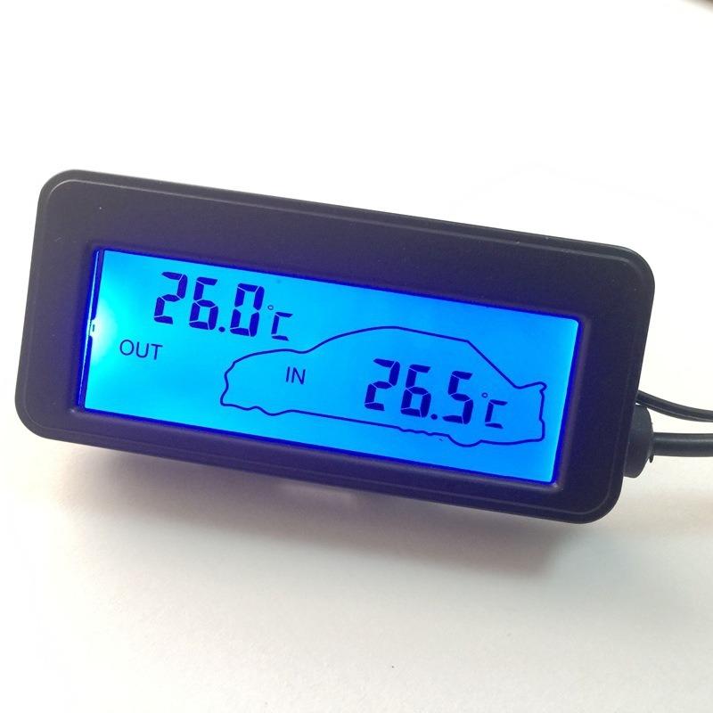 Digital Thermometer for Car, Car Thermometer Indoor Outdoor Car LCD Digital Display Indoor Outdoor Thermometer for Truck SUV
