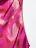 2025 Spring Women's Slim Fit European Satin Print Midi Dress
