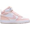 Nike Court Borough Mid 2 GS White Echo Pink CD7782-122