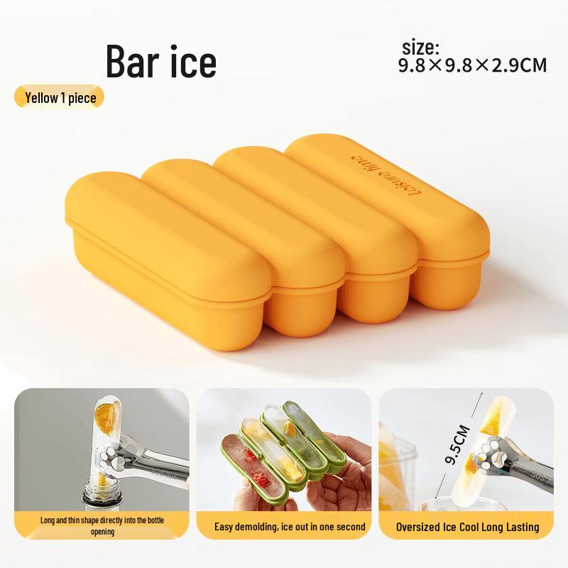 LISM Silicone Ice Cube Mold & Ice Pop Maker