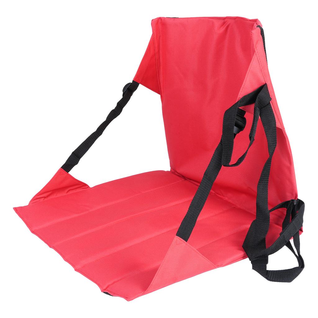 Portable Stadium Seats with Backrest Fibreglass Rod Oxford Fabric Comfortable Folding Bleacher Seat