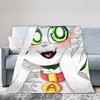 Acenixs Gaming Knitted Blanket Cartoon  Flannel Throw Blanket Home Couch Decoration Soft Warm Bedspreads,