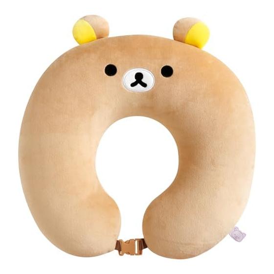 San-X Rilakkuma Issho Ni Suyasuya Series Suyasuya Neck Pillow KG12601 H310 x W320 x D90mm