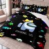 Among Us 3Pcs Bedding Set Duvet Cover With Two Pillowcases For Bedroom Home Decoration