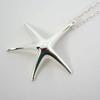 [Pre-owned] Tiffany 925 Starfish Pendant Necklace J79-1