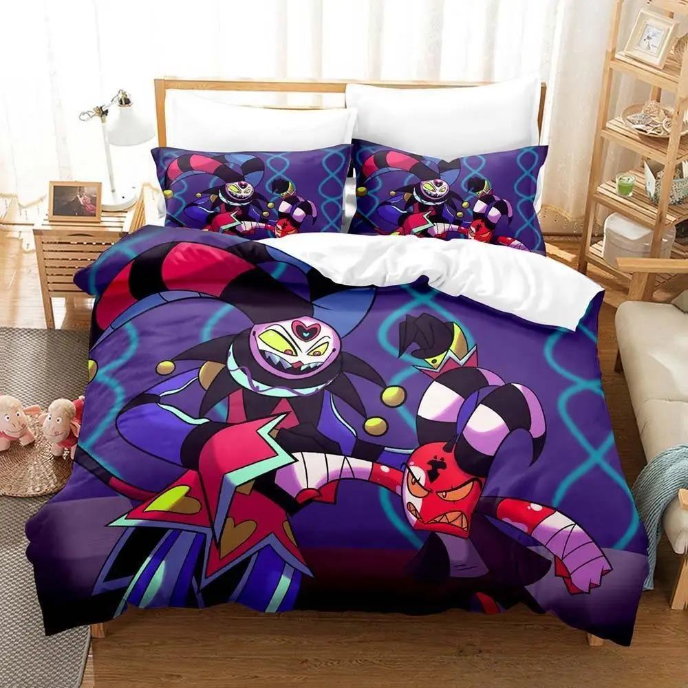 New Blitzo Boss Bedding Set Single Twin Full Queen King Size Anime Duvet Cover Sets for Adult Kid Bedroom