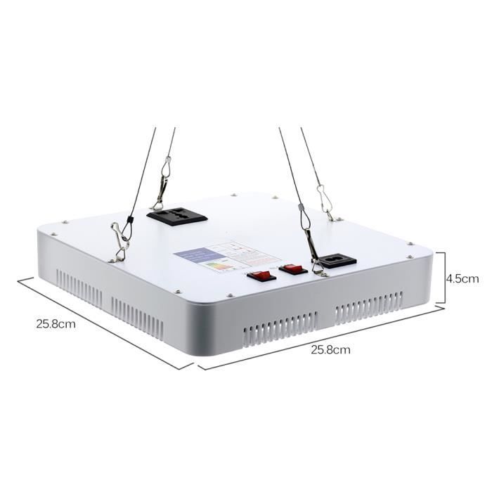 Chambre de Culture indoor - SUPACROP - 80x80x160cm - LED 200W Full Spectrum - Kit Complet - Ventilation Inclus