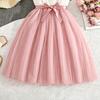 Summer New Style Cute Mesh Princess Dress With Waist-Cinching And Slimming Effect For Girls And Older Children