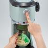 Electric Fluffy Shaved Ice Maker Authentic Shaved Flavored Half Mixed Milk Frozen Ice Cup Included [Toffy] K-IS9 (Pale Aqua) Ice, Ice, Ice, Ice,