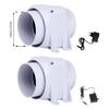 4inch Exhaust Fan Home Inline Pipe Duct Fan Bathroom Extractors Ventilation Kitchen Toilet Wall Air Ventilator Fan