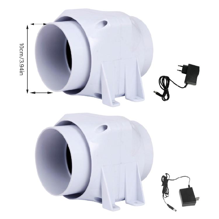 4inch Exhaust Fan Home Inline Pipe Duct Fan Bathroom Extractors Ventilation Kitchen Toilet Wall Air Ventilator Fan