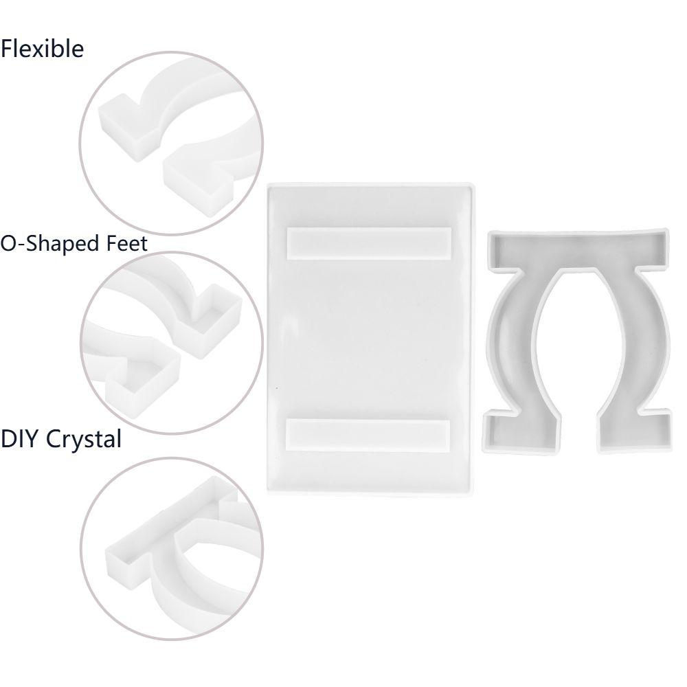Transparent Silicone Mold O-Shaped Feet Craft Mold DIY DIY Crystal Mold Creative Projects