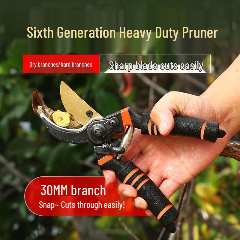 SK5 Heavy-Duty Stainless Steel Gardening Shears - Labor-Saving Pruning Tool for Branches, Free Shipping Included