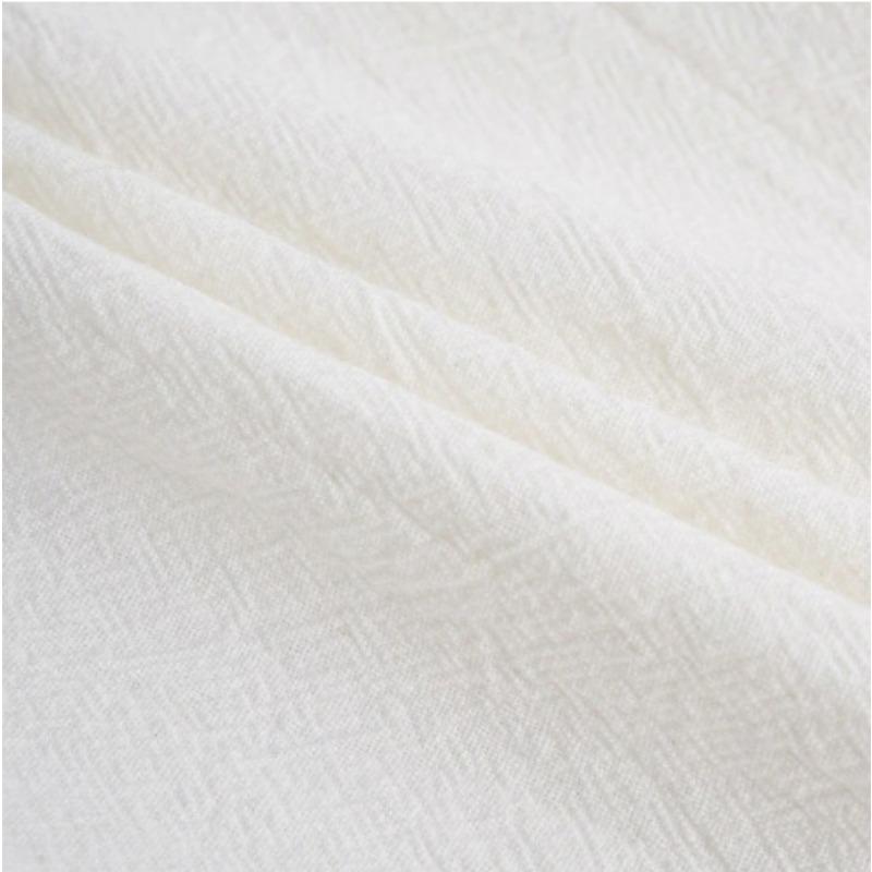 Cotton and Linen Nine Cropped Pants Beach Pants Pocket Drawstring Elastic Waist Solid Color Comfortable and Breathable  Men’s Casual Pants