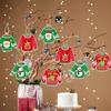 1 Set Christmas Ugly Sweater Hanging Decoration Set Versatile Styles Easy To Hang Christmas Tree Decoration Arrangement Hangers