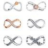 Cores de Cobre Charme Contas Charms Símbolo Eterno Charme Gravata Borboleta Charme Contas para Pingente Pendente Joias com Contas Charme Contas novos Presentes para Mulheres