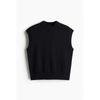 H M Regular Fit Sweater Vest Navy Blue