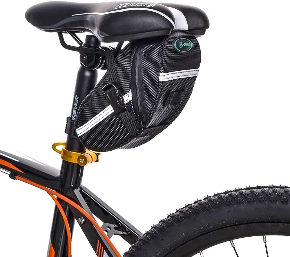 UNIQOCK Saddle Bag, Bicycle Bag, Large Capacity, Lightweight, for Cross Bikes and Road Bikes, Seat Bag, and Small Item Storage