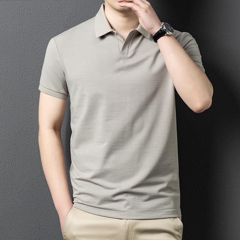 Men s Casual Cotton Blend Short-Sleeve T-Shirt L