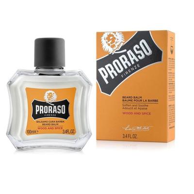 Proraso Beard Balm Wood & Spice Beard Balm 100ml, Wood and Spice, 1 Ea.