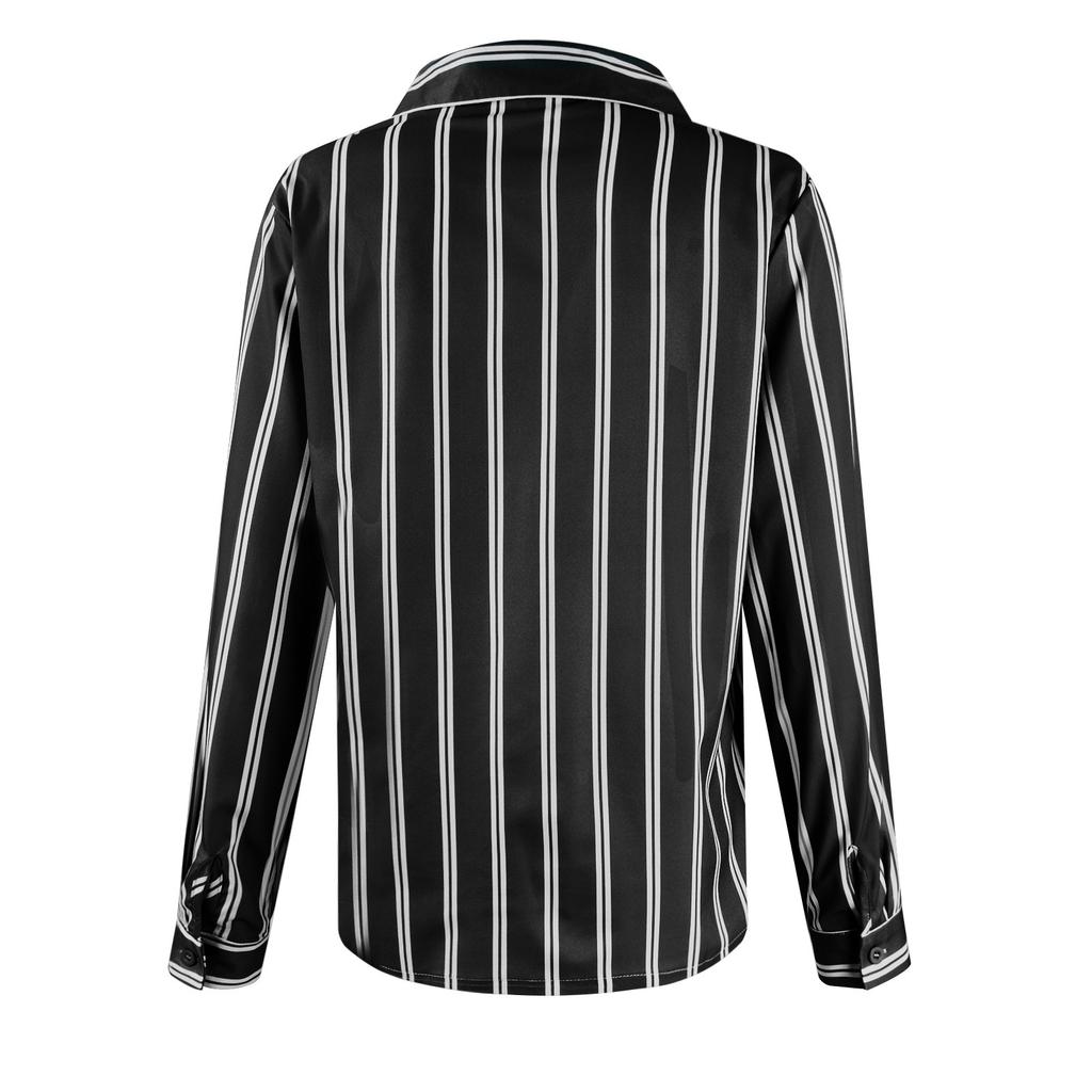 Dámská módní košile volného typu s dlouhým rukávem