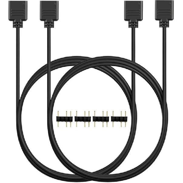 ARGB 100cm Cable 5V 3 Pin Addressable RGB Splitter ExtensionCable ARGB LED Sync Cable for Extend PC Computer ARGB Fans Or LED Series 100cm ARGB