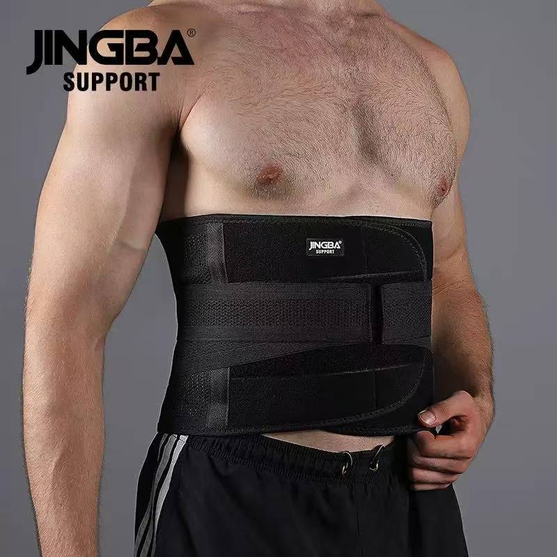 

Jingba Support Фітнес Пояс для підтримки спини Пояс для поту Тренажер Триммер Бодібілдинг Абдомінальний Спорт Поперековий Захисник Суглобів M
