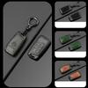 For VOLKSWAGEN VW VW Zinc Alloy Leather Car Key Case Cover For Volkswagen Tiguan MK2 Magotan Passat B8 CC Shell Fob key chain Ac