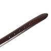 [KIETH] Smooth Leather Glass Finish Belt for Men, Dark Brown, Business, Adjustable Size, Over 50 Years of History and Craftsmanship, Made in Japan,