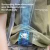 Waist Clip Fan Portable Waist Mounted Cool Fan Rechargeable Mini Waist with 3 Speeds Strong Wearable Clip Belt Fan for Outdoor