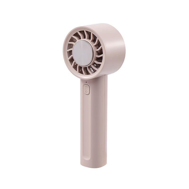 Portable USB Rechargeable Handheld Cooling Fan with Ice Pack