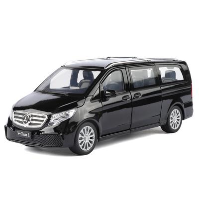 1/24 Benz V260L MPV Stop Metal Diecast Model Samochodu Domowe Modne Ozdoby i Dekoracja Pulpitu Komputera Wysoka Symulacja Pojazdów