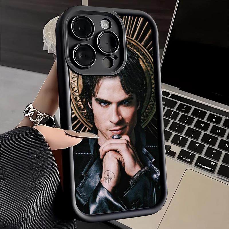 

Phone Case for iPhone 17 Air 16E 15 16 Pro Max The Vampire Diaries Cover 14 Plus 13 12 Mini Soft Shell Silicone Fundas iPhone 16