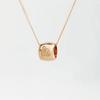 Loveenb [14K Gold] Cube & Charm Pendant