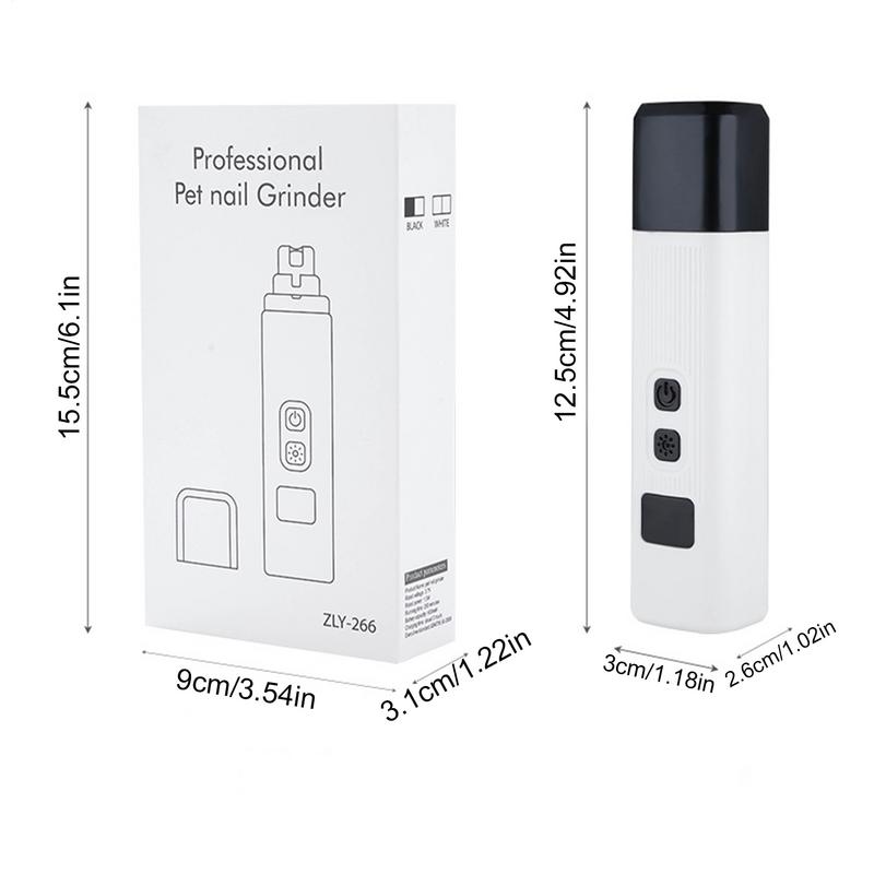 Hunde-Nagelschleifer Wiederaufladbar Pfotenpflege Hunde-Nagelfeile Werkzeug Haustierpflege Zehennagelfeile Trimmer Mit 3 Modi Für Familien