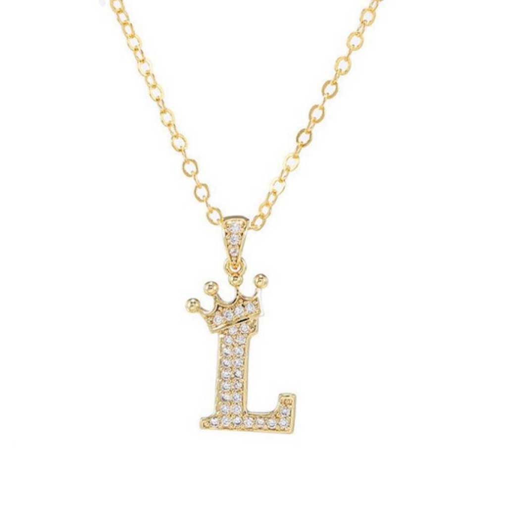 Women Letter Necklace Neck Decoration Dressing Ornament Hanging Decor Alphabet Pendant Birthday Gift Ladies Jewelry Pendants