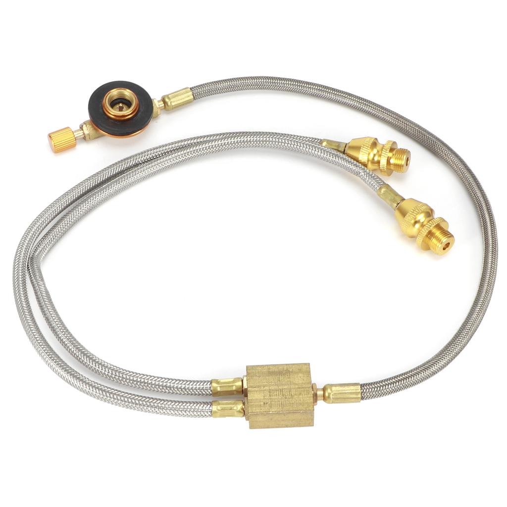 G1 8 DN6 Burner Adapter Hose Outdoor Hose Adapter for Double Camping Stove (RT‑912A)