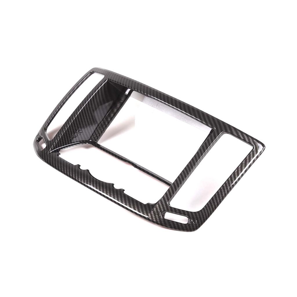 For Infiniti G25 G37 2007-2013 ABS Carbon Fiber Center Console Air Outlet Navigation Decorative Frame Sticker Car Accessories