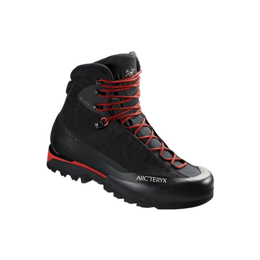 Arcteryx Acrux Lt Ammortizzanti Antiscivolo Resistenti Scarpe Funzionali High Top per Esterno Scarpe da Uomo Nero Rosso L07610100