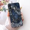 For Infinix Hot 12 Play 12i Cute Flower Butterfly Cat Painted Case For Infinix Hot12i 12Play Black Silicone Soft Phone Cases