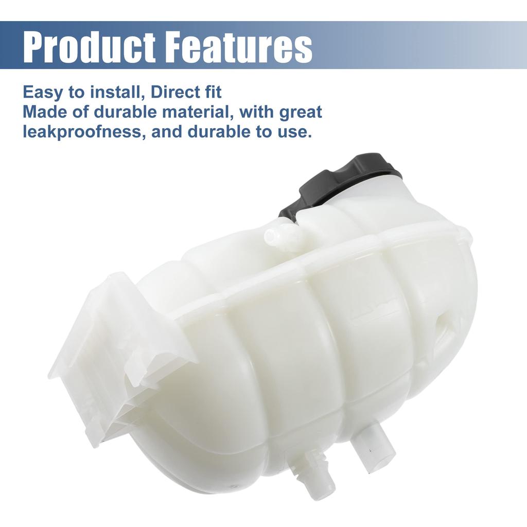 X AUTOHAUX Coolant Radiator Reservoir Tank 17137642160, Coolant Overflow Expansion Bottle with Cap and Sensor for BMW 328d M2 435i 335i
