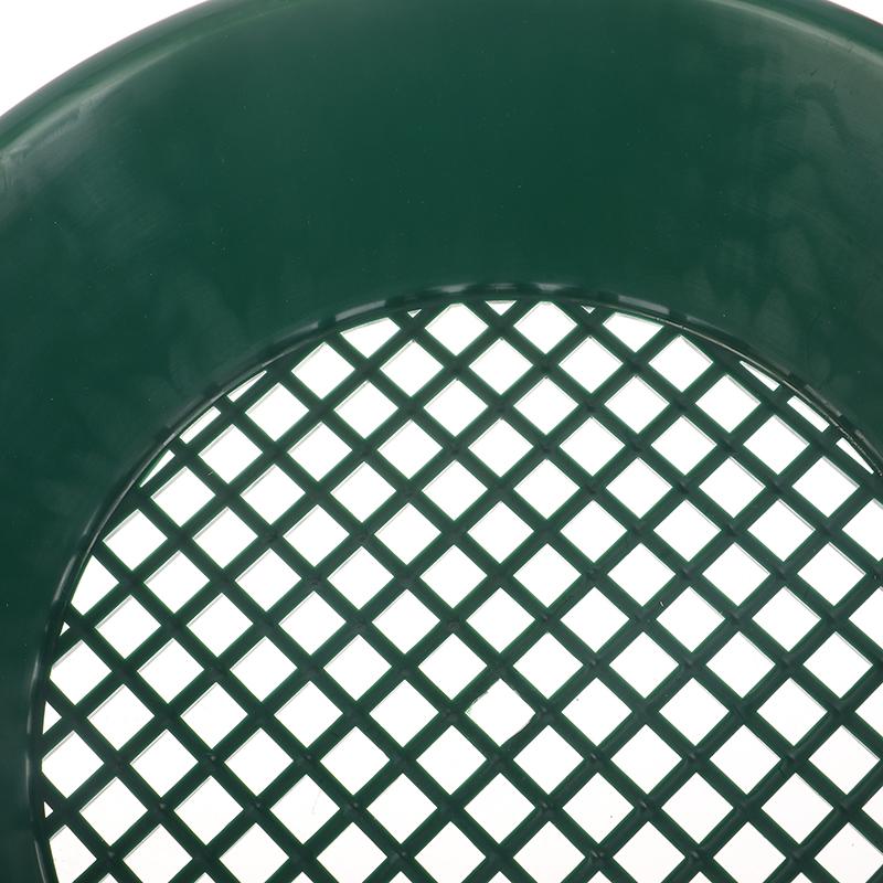 10/14/15 Inch Washing Gold Panning Machine Screen Mining Screen Metal Detection Tools Sieve Gold Pan Green Plastic Bowl