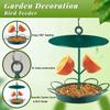 Large Capacity Metal Wild Bird Feeder Detachable Bird Feeding Tray Bird Bathtub  Bird Lovers