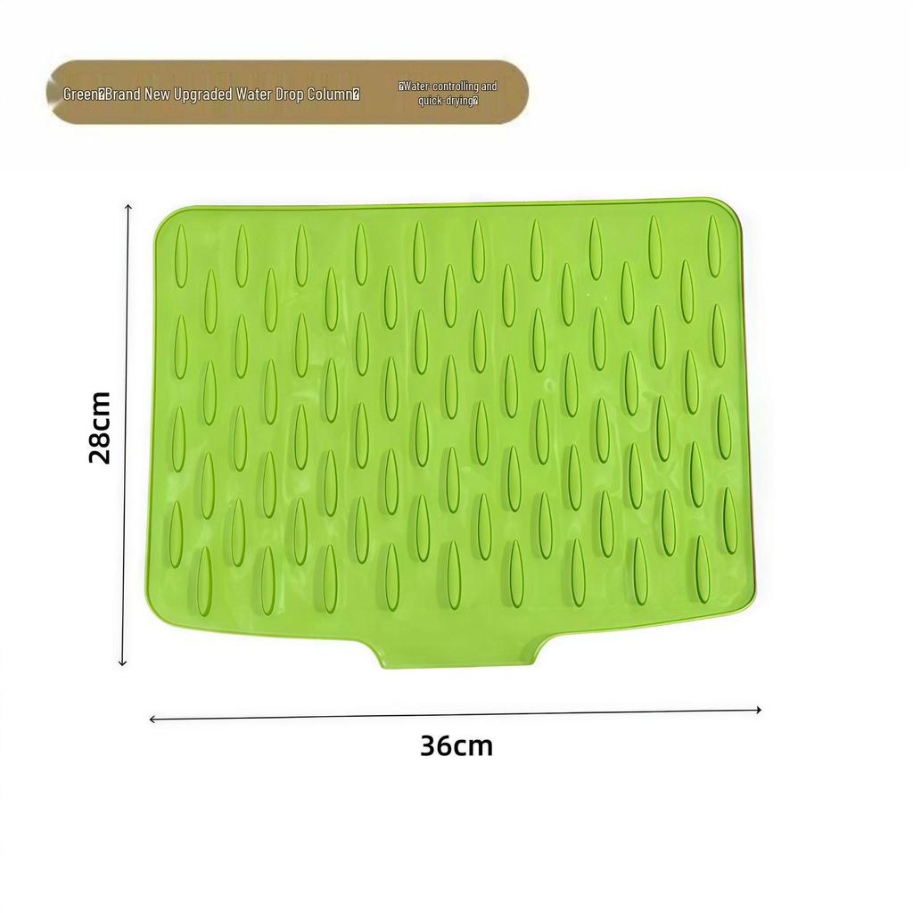 Non-Slip Silicone Kitchen Mat: Heat-Resistant, Anti-Scald, Multi-Use for Countertop, Chopping, and Drain