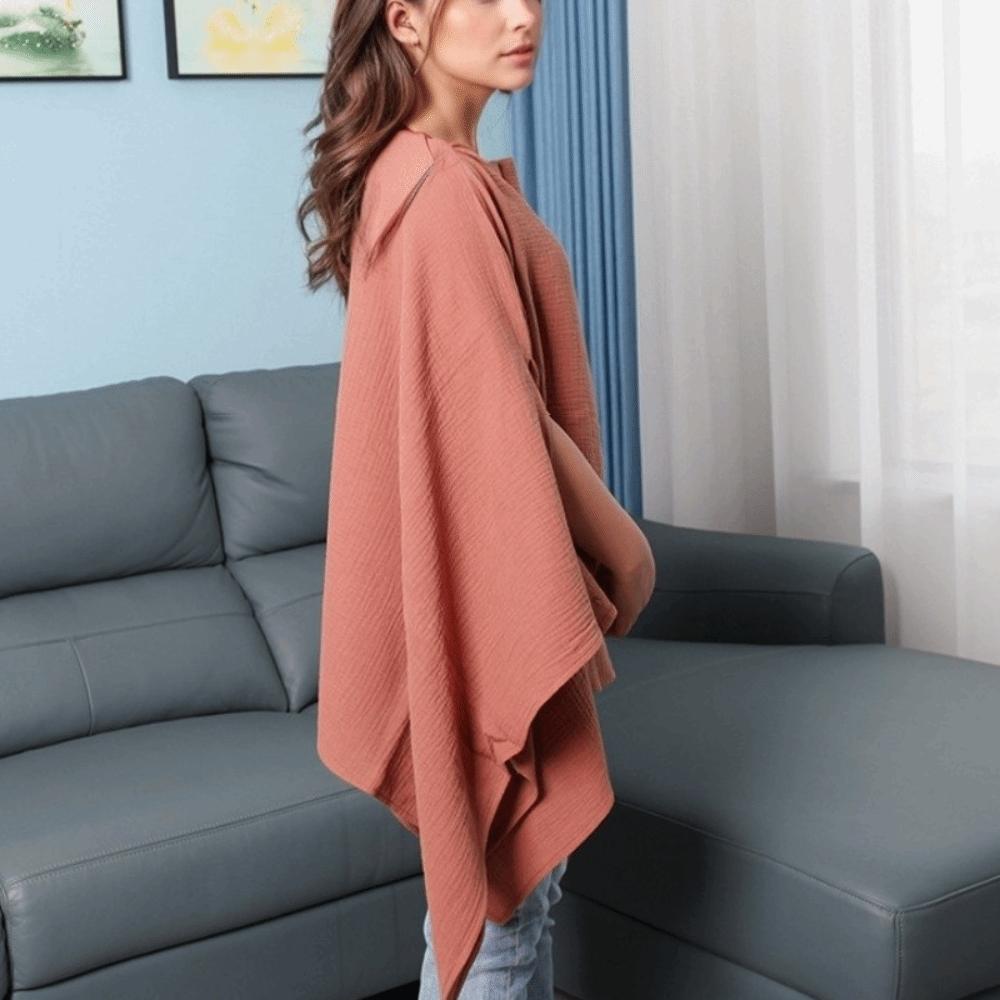 Wygodne ubrania do karmienia Jednokolorowy szalik do karmienia dla mamy Akcesoria do karmienia niemowląt