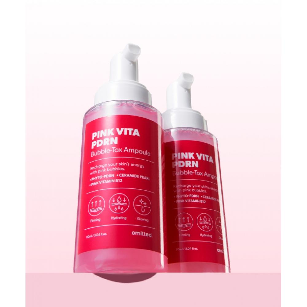 Omnished Pink Vita Pdrn Bubble Tox Ampoule 90ml
